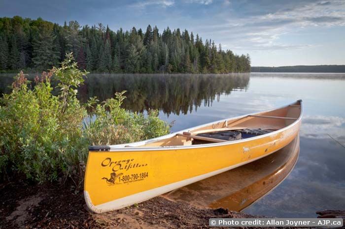 canoeing Algonquin